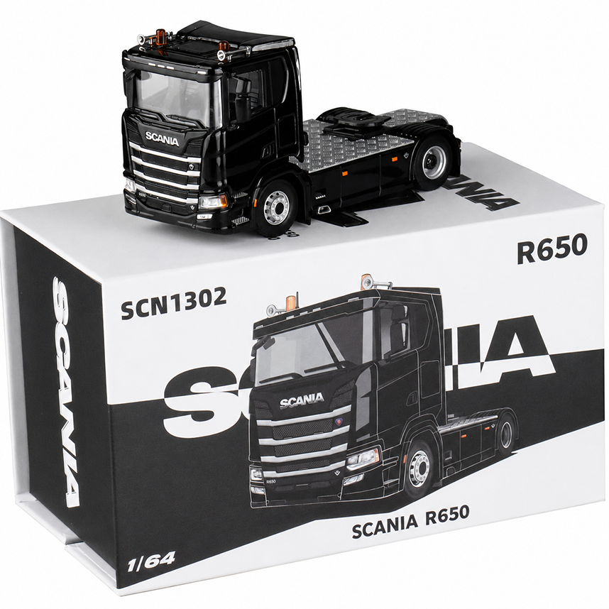 Masdi 1:64 Scania R650 Black